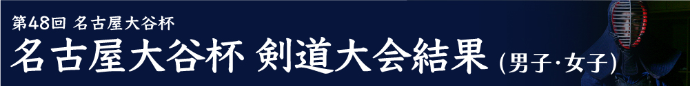 第45回名古屋大谷杯剣道大会結果